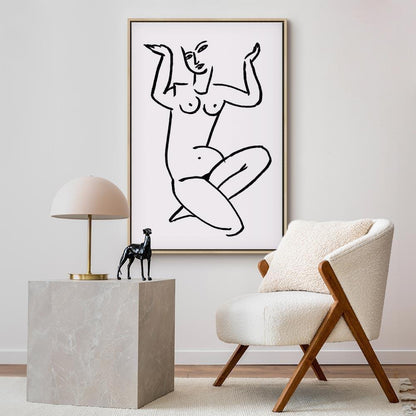 Leinwandbild - Uncertain Encouragement (1 Part) Vertical