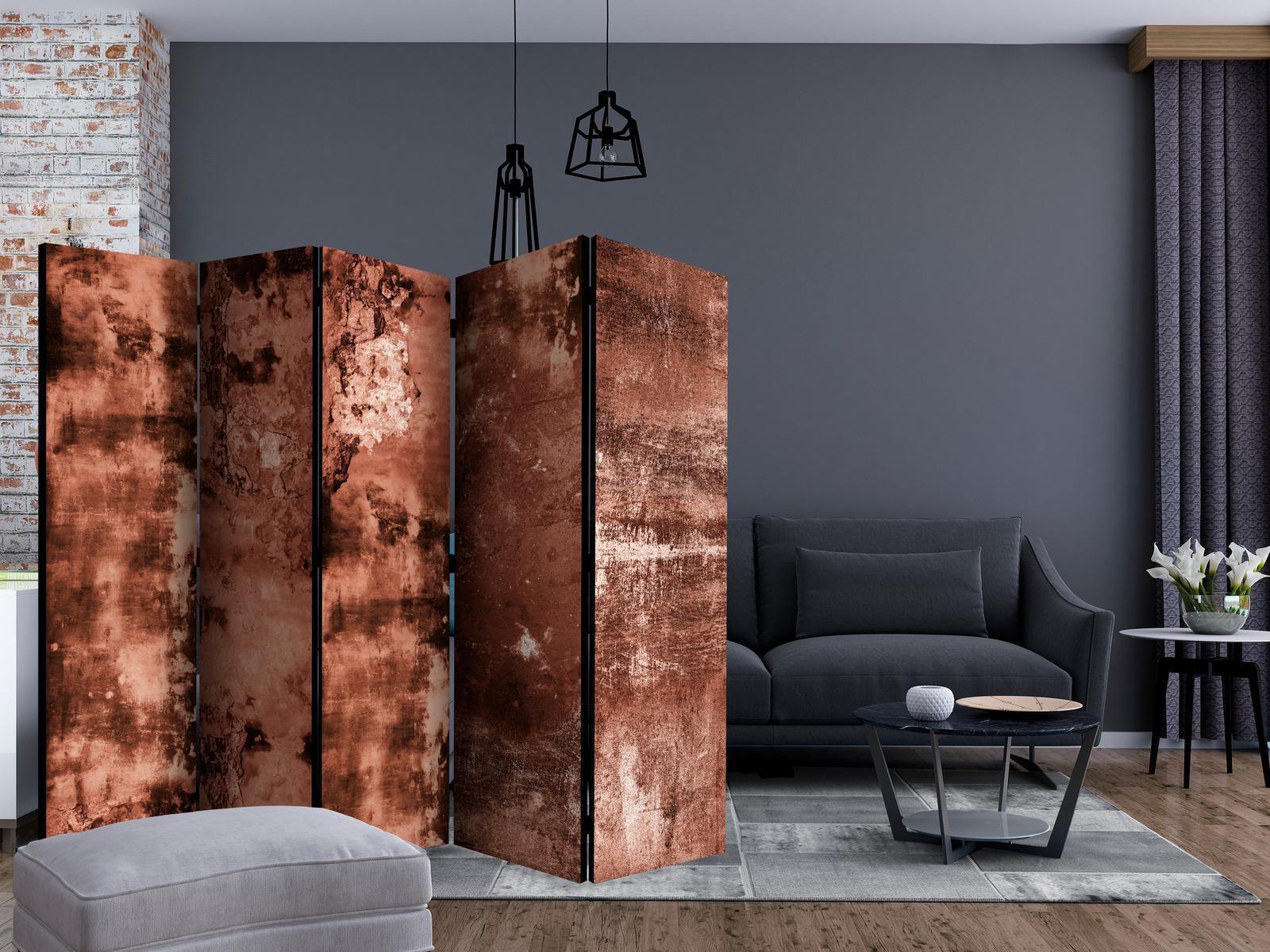 Paravent - Brown Concrete II Artgeist