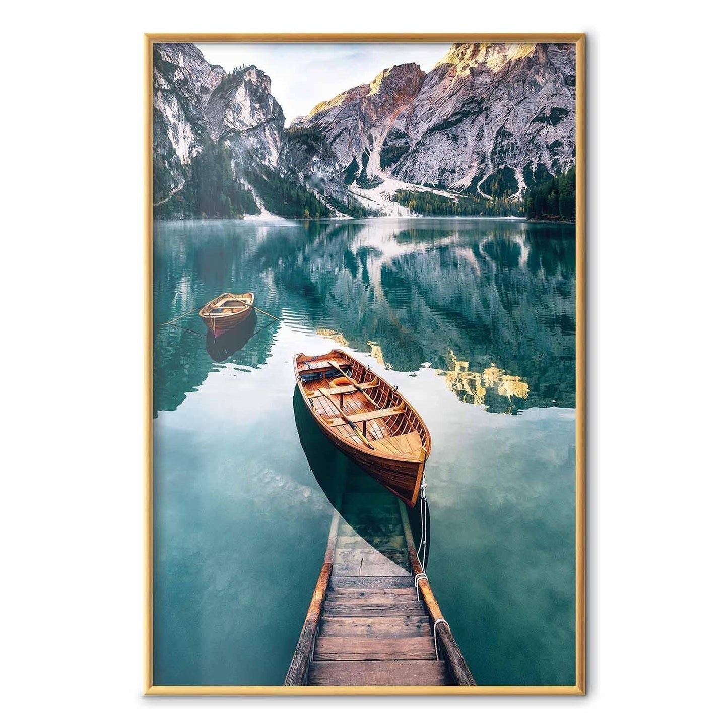 Poster - Boats in the Dolomites