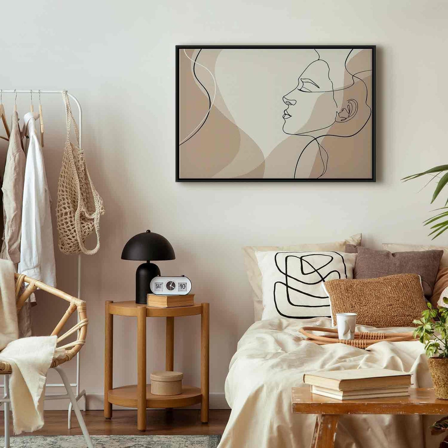 Leinwandbild - Feminine line