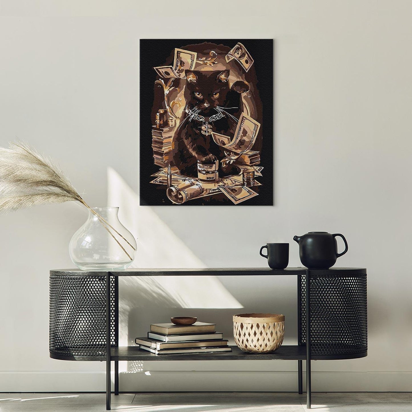 Malen nach Zahlen - Fortune-bringing cat