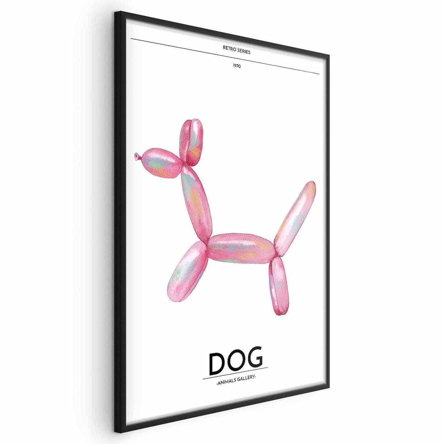 Poster - Holo-Dog - Colorful Retro Dog