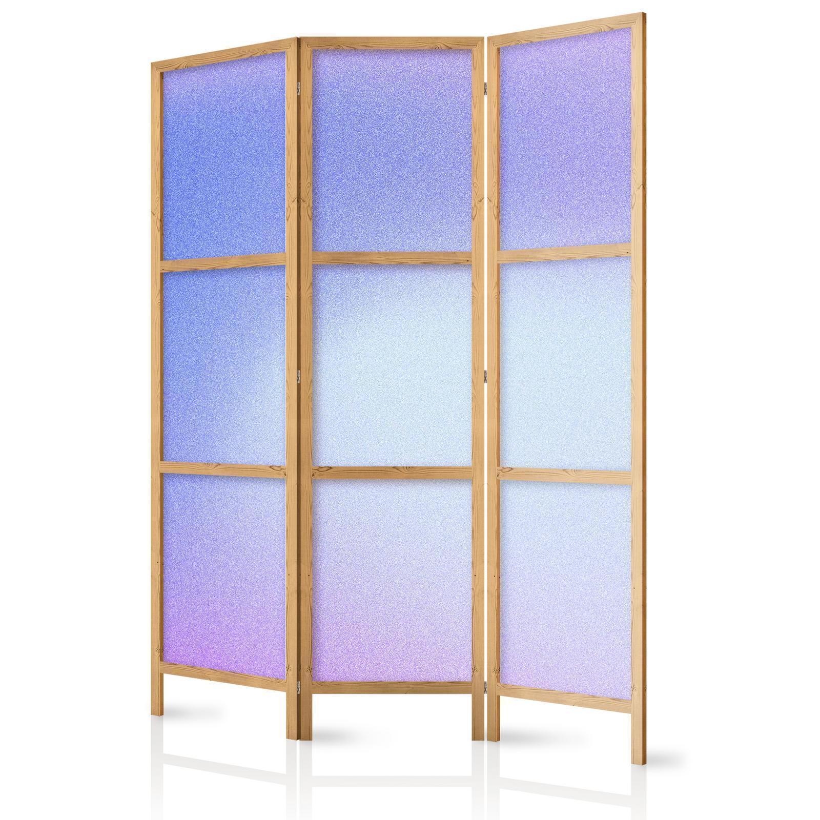 Japanischer Paravent - Heather Mist - Delicate Gradient Composed of Various Shades of Violet Artgeist