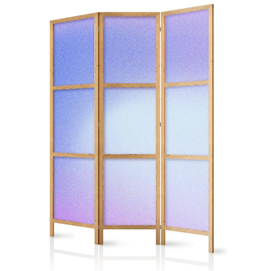 Japanischer Paravent - Heather Mist - Delicate Gradient Composed of Various Shades of Violet Artgeist