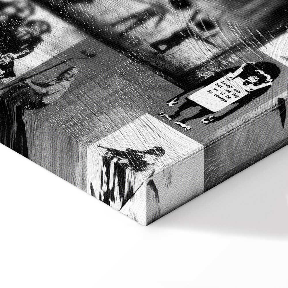 Leinwandbild - Street Art: Banksy