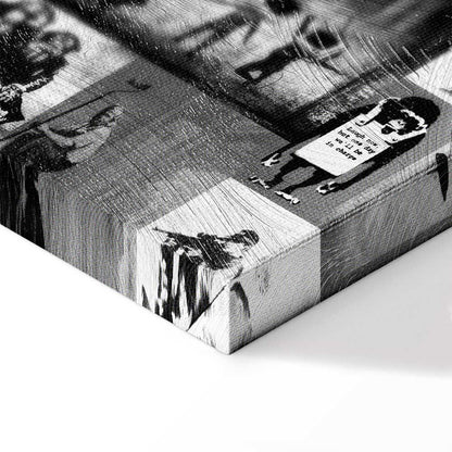 Leinwandbild - Street Art: Banksy