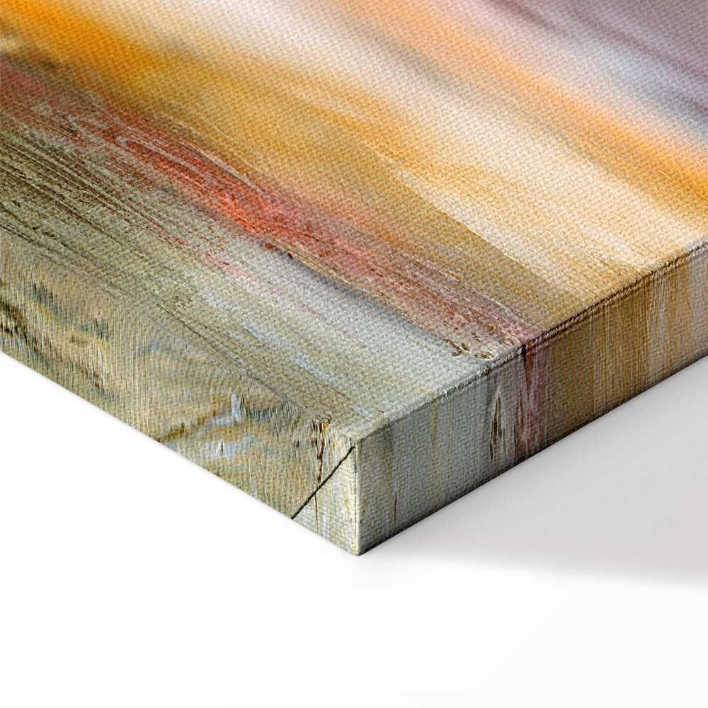 Leinwandbild - Orange Sea