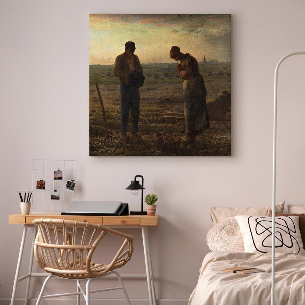 Leinwandbild - Jean-François Millet – The Angelus