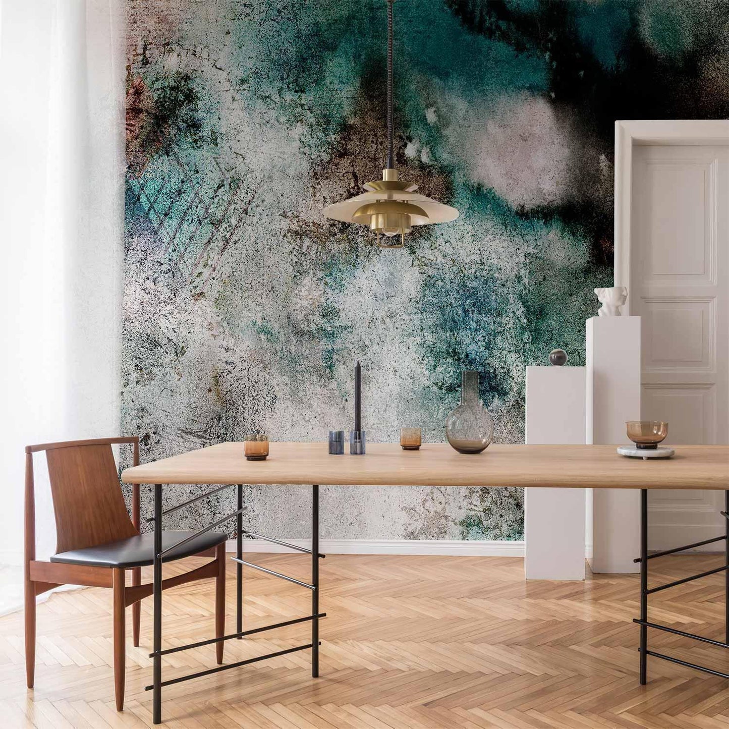 Fototapete - Trace of Roman Fresco