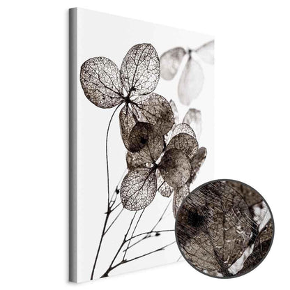 Leinwandbild - Transparent Clover (1 Part) Vertical