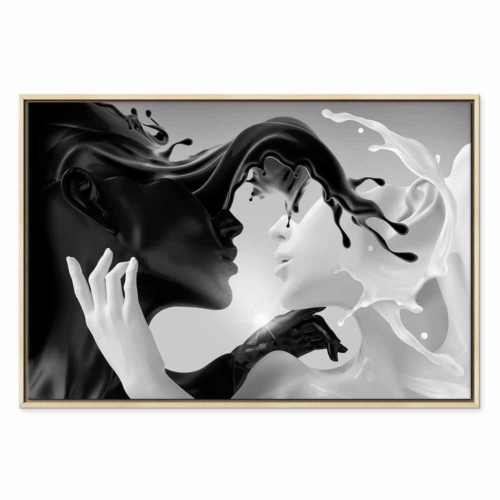 Leinwandbild - Tender Opposite (1 Part) Wide