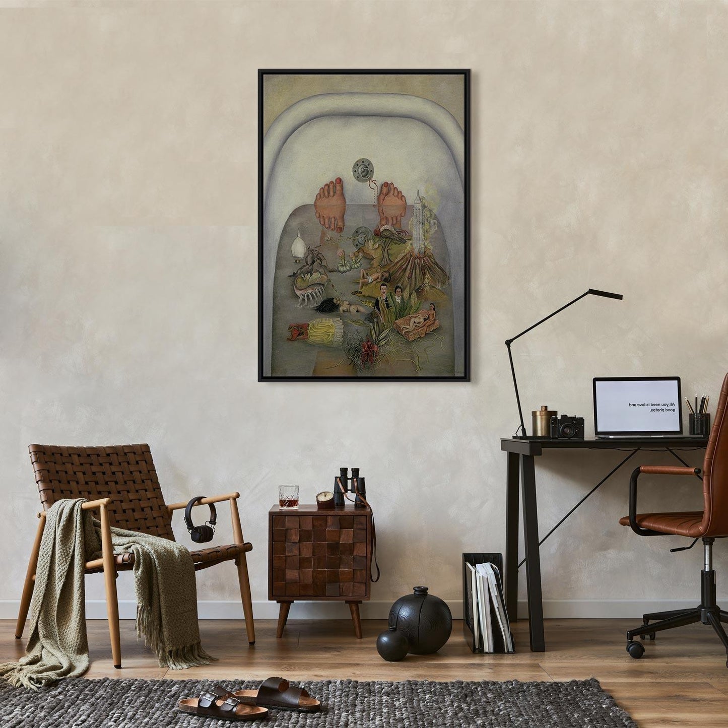 Leinwandbild - Frida Kahlo – What the Water Gave Me