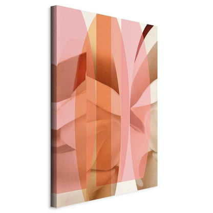 Leinwandbild - Floral Kaleidoscope (1 Part) Vertical