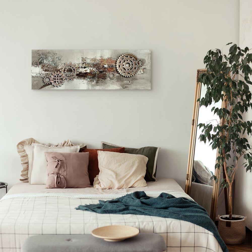 Leinwandbild - Steel Cranks (1 Part) Narrow