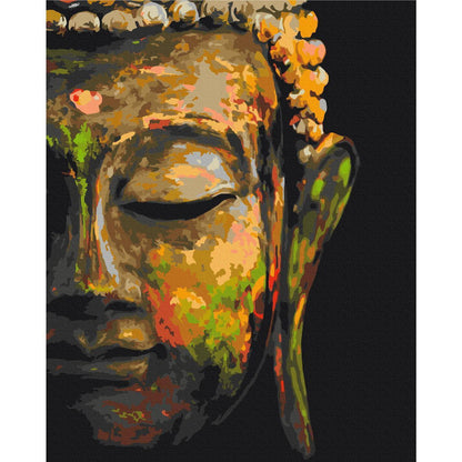 Malen nach Zahlen - Buddha in the Shade
