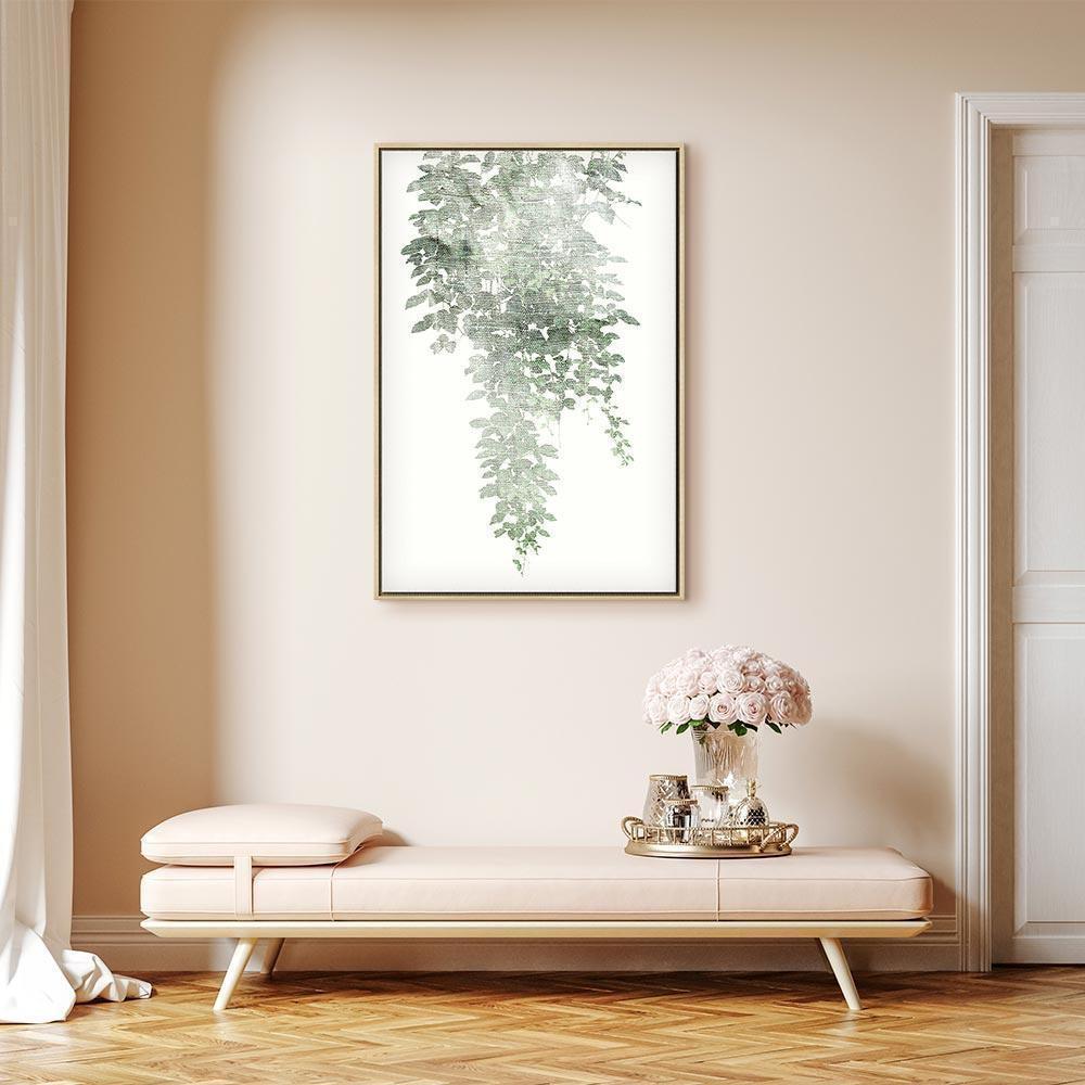 Leinwandbild - Green Cascade (1 Part) Vertical