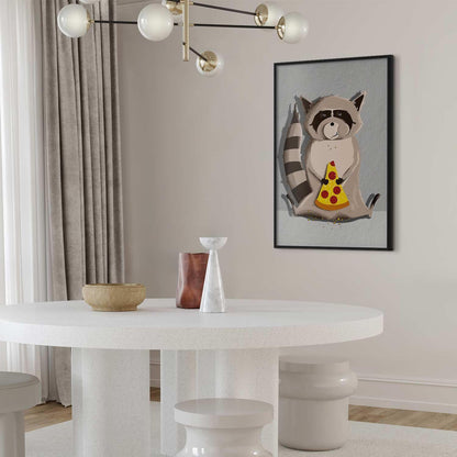 Poster - Raccoon Glutton Artgeist