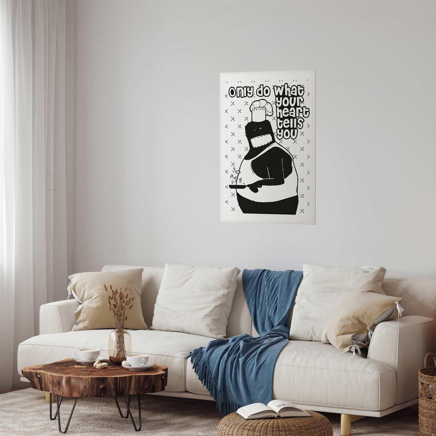 Poster - Only Do What Your Heart Tells You Artgeist