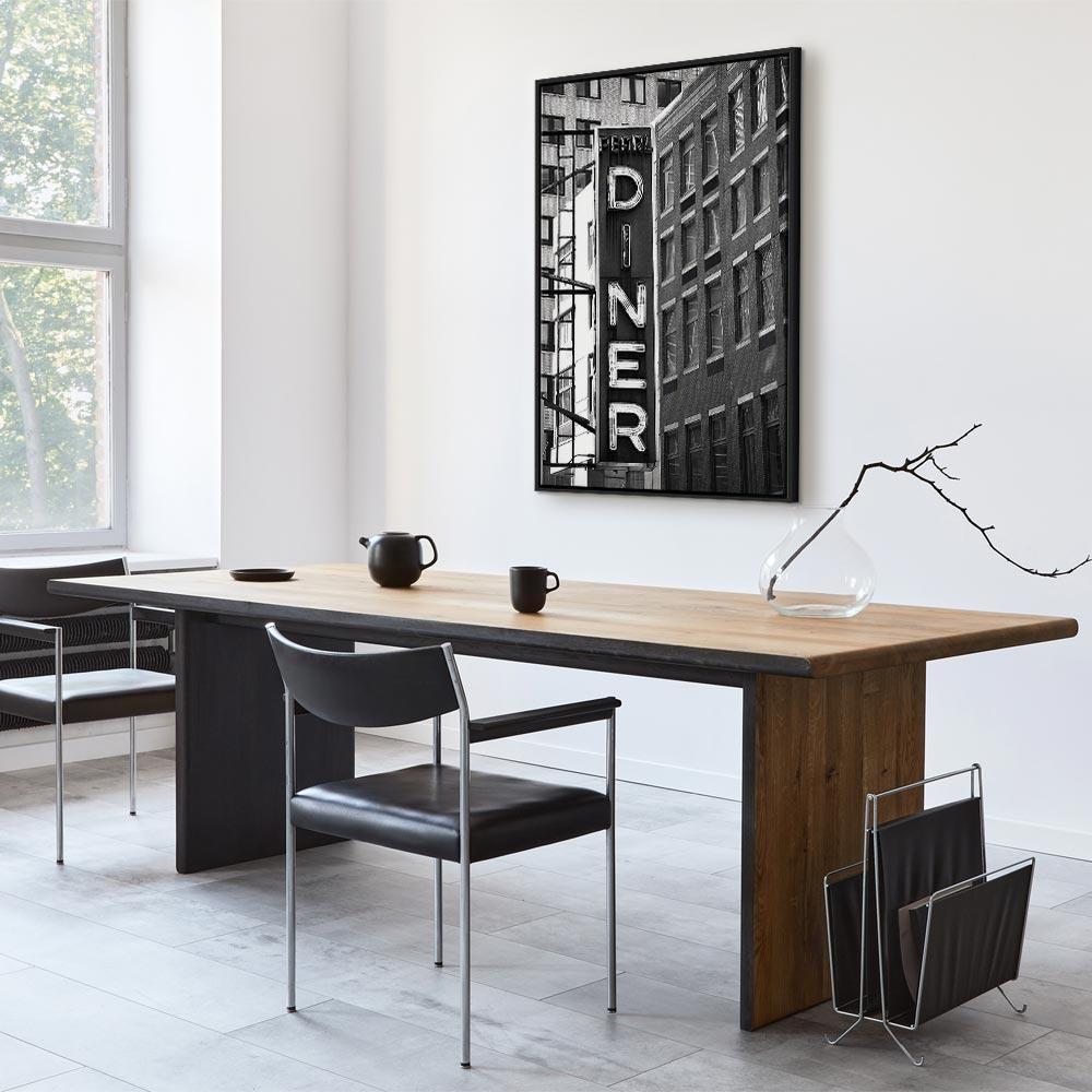 Leinwandbild - New York Neon Sign (1 Part) Vertical