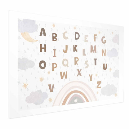 Poster - Letters in Muted Colors Artgeist