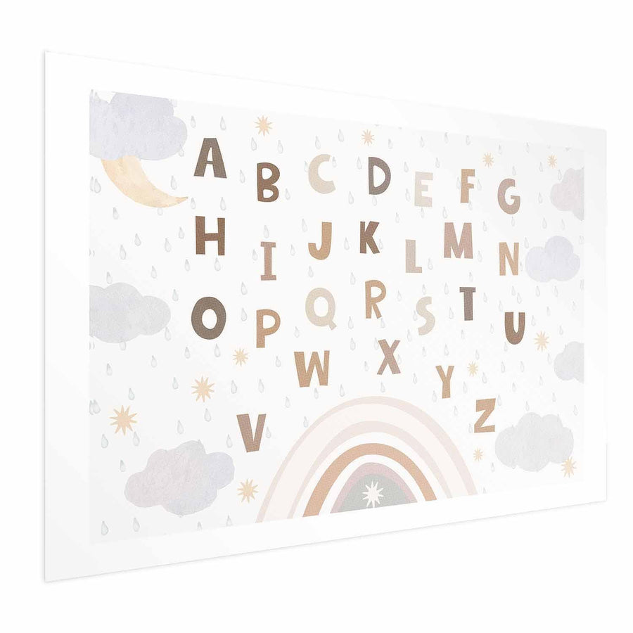 Poster - Letters in Muted Colors Artgeist