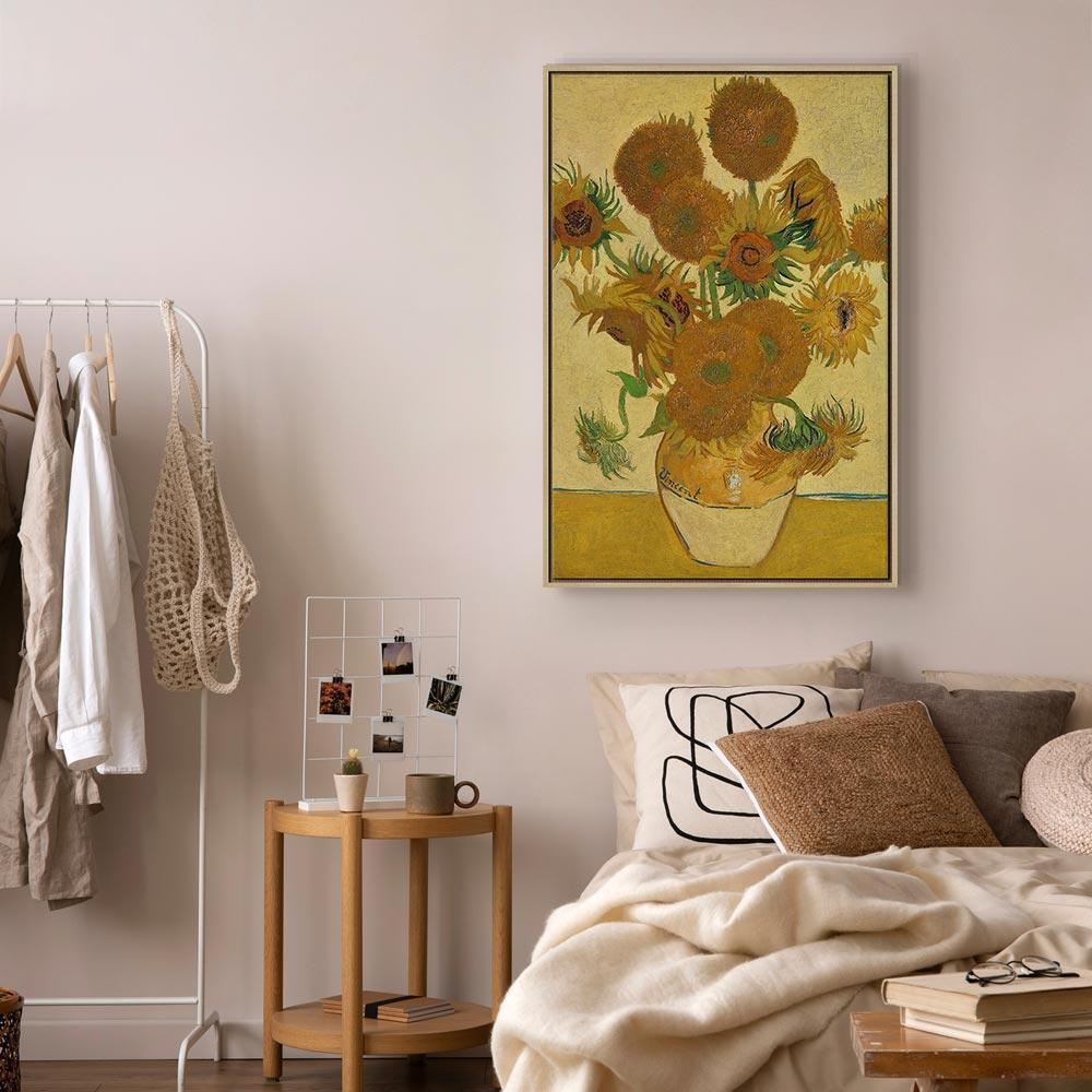 Leinwandbild - Vincent van Gogh – Sunflowers