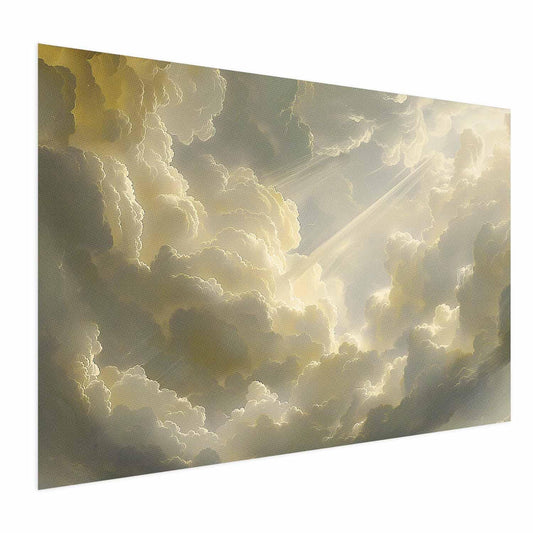 Poster - Fascinating Play of Colors Against the Clouds Artgeist