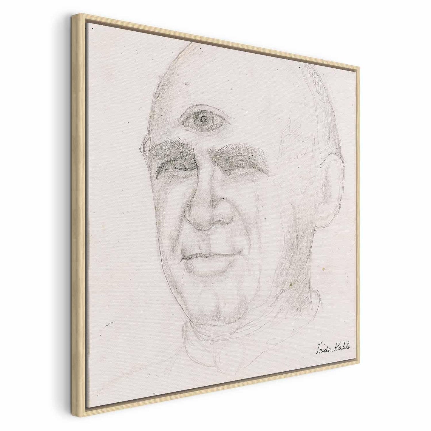 Leinwandbild - Frida Kahlo – Portrait of Nacho Aguirre