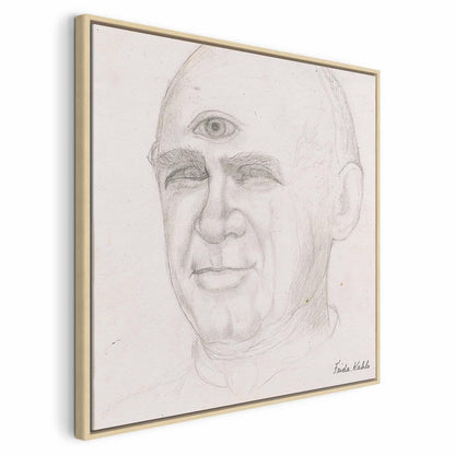 Leinwandbild - Frida Kahlo – Portrait of Nacho Aguirre