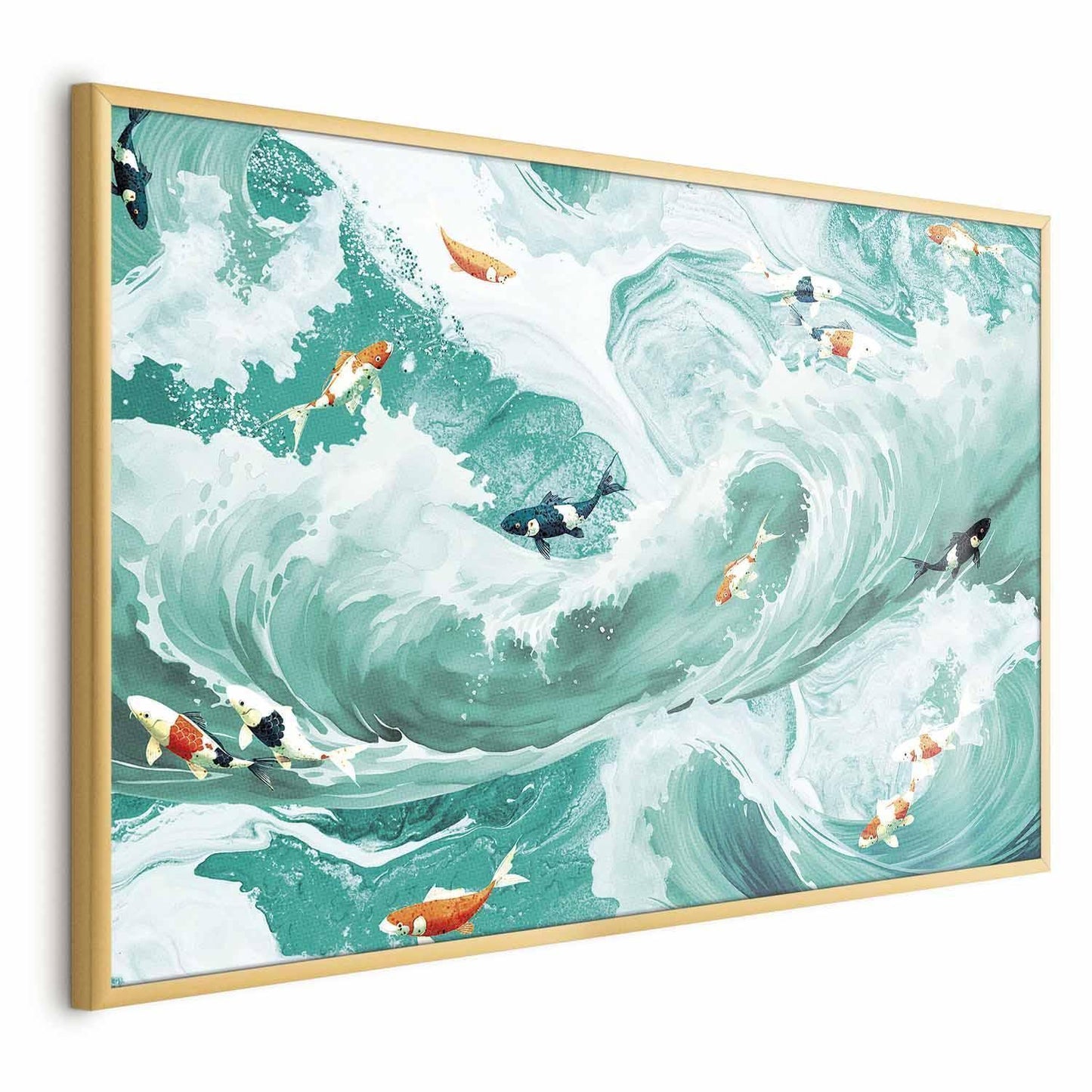 Poster - Fish and Waves Artgeist