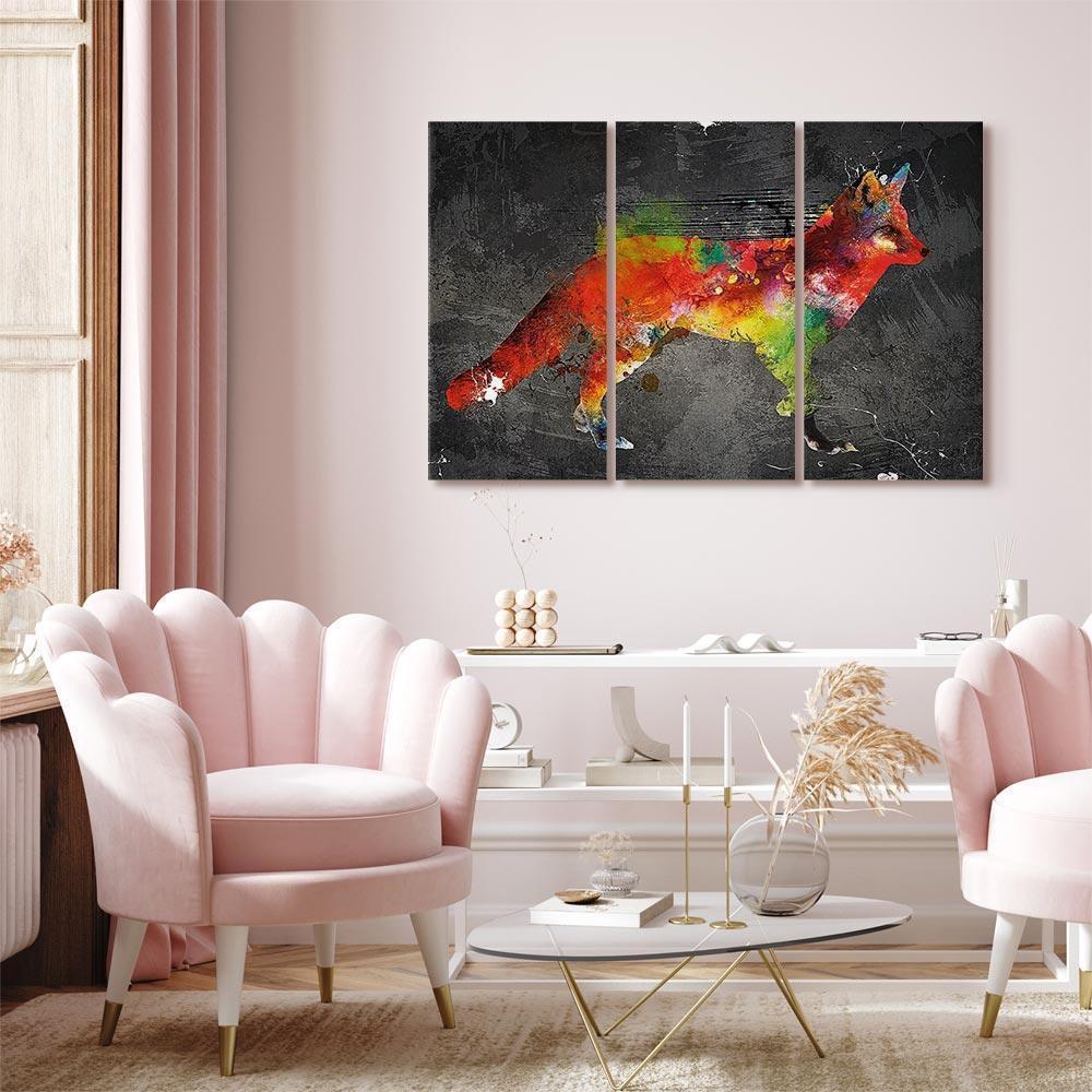 Leinwandbild - Forest Hunter (3 Parts)