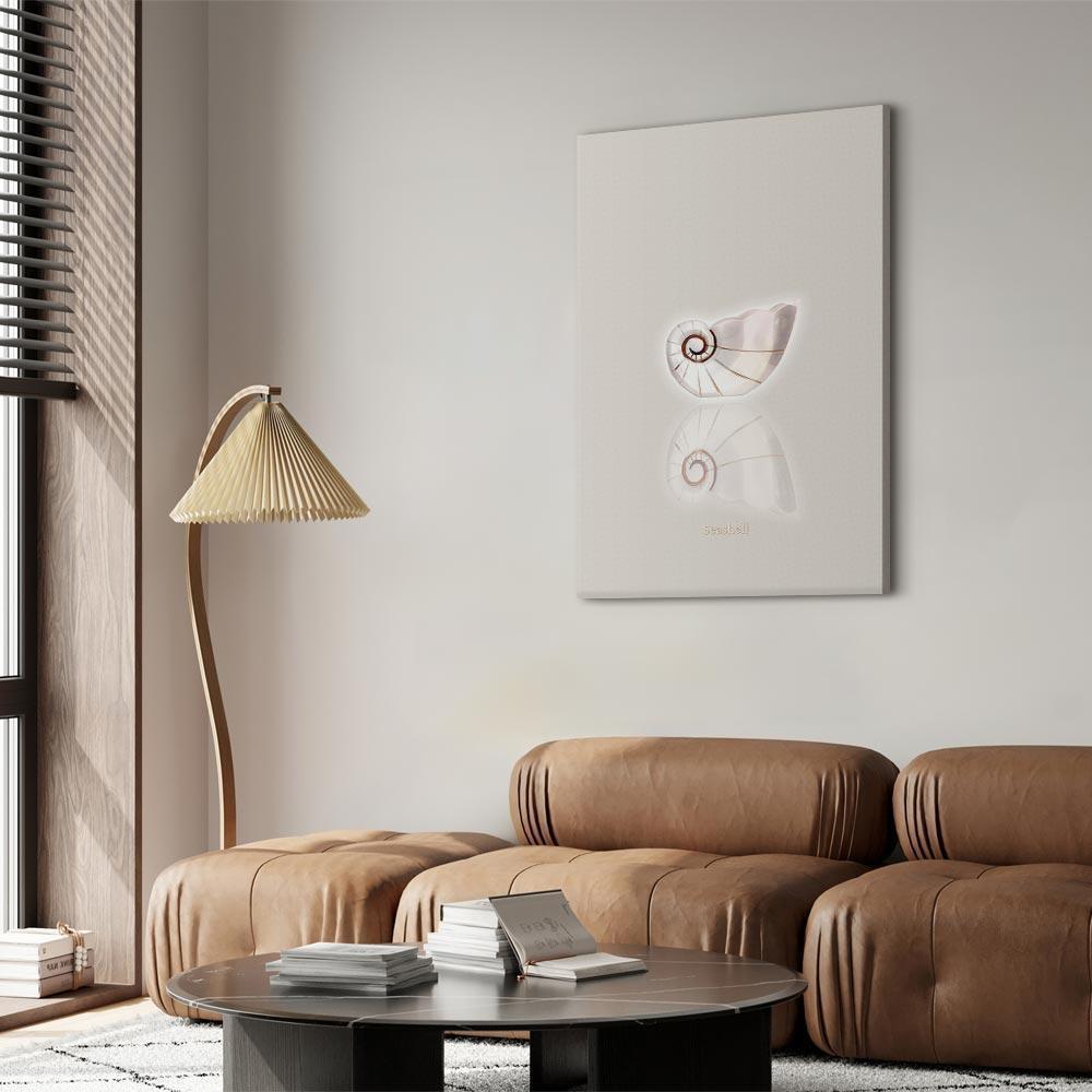 Leinwandbild - Ceramic Shell (1 Part) Vertical