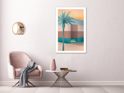 Leinwandbild - Pastel Alley (1 Part) Vertical Artgeist