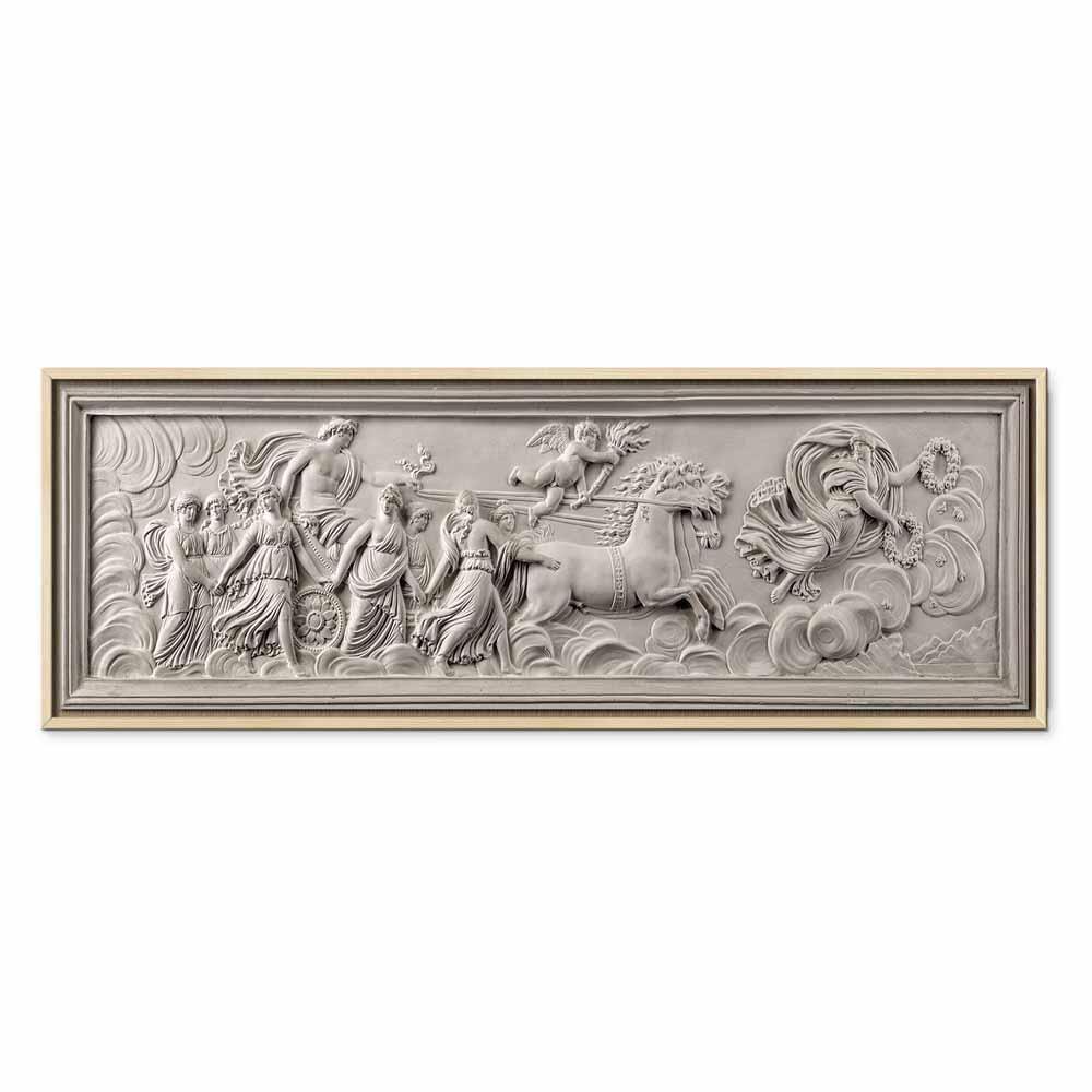 Leinwandbild - Relief: Apollo and Muses
