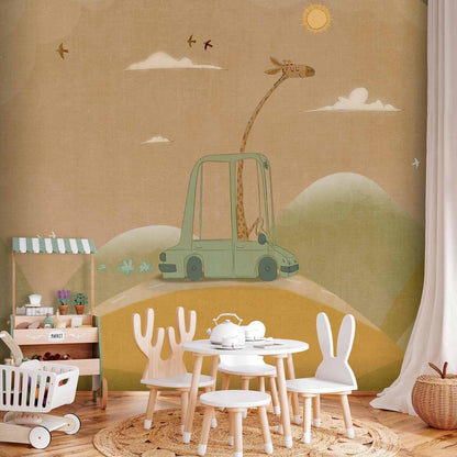 Fototapete - Traveling Giraffe