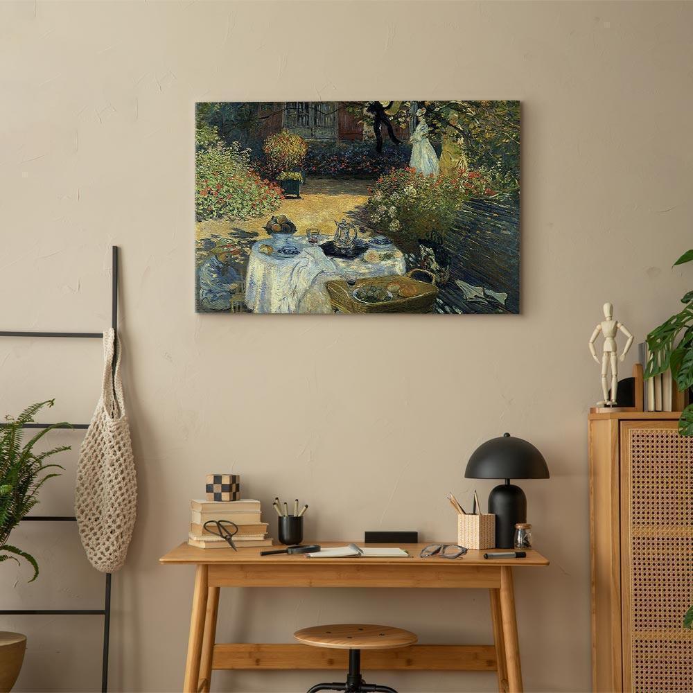 Leinwandbild - Claude Monet – The Luncheon (Argenteuil)