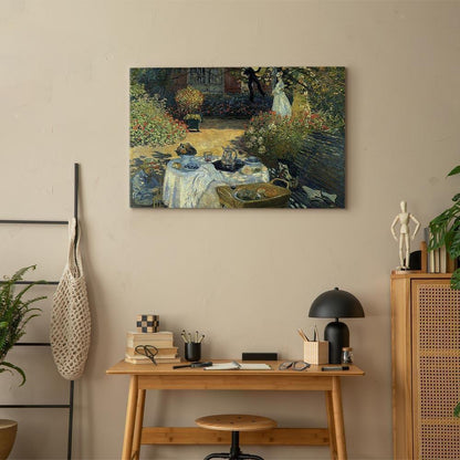 Leinwandbild - Claude Monet – The Luncheon (Argenteuil)