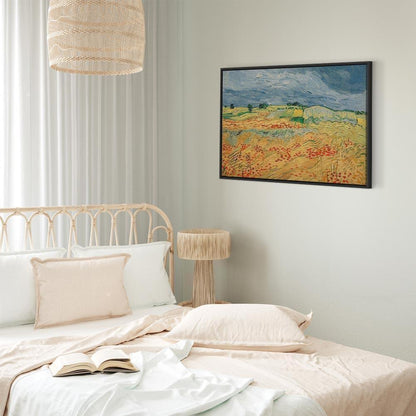 Leinwandbild - Vincent van Gogh – Fields with Poppies