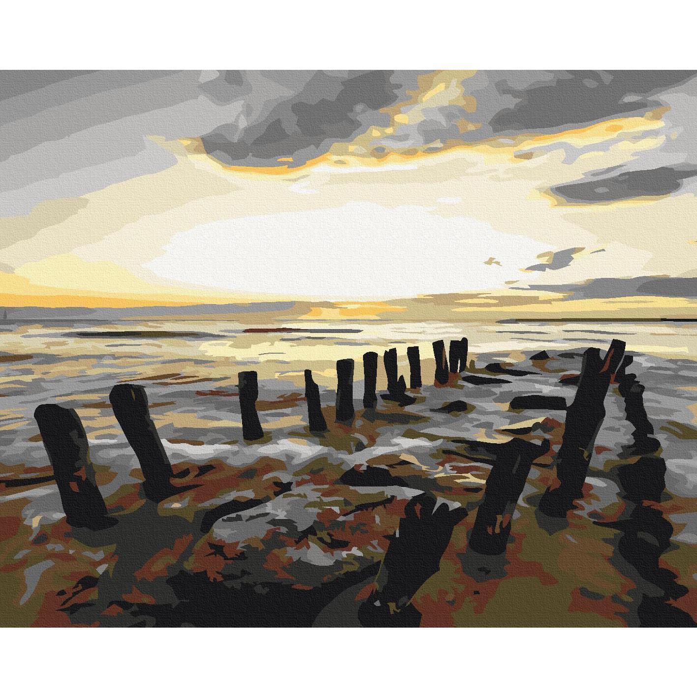 Malen nach Zahlen - Beach (Sunrise)