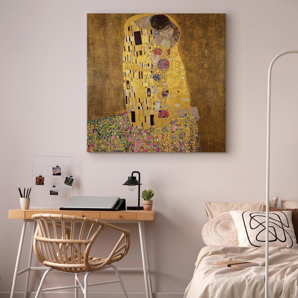 Leinwandbild - Gustav Klimt – Kiss
