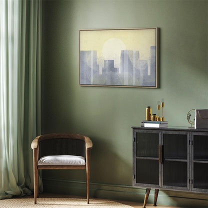 Leinwandbild - Modern City (1 Part) Wide - Third Variant