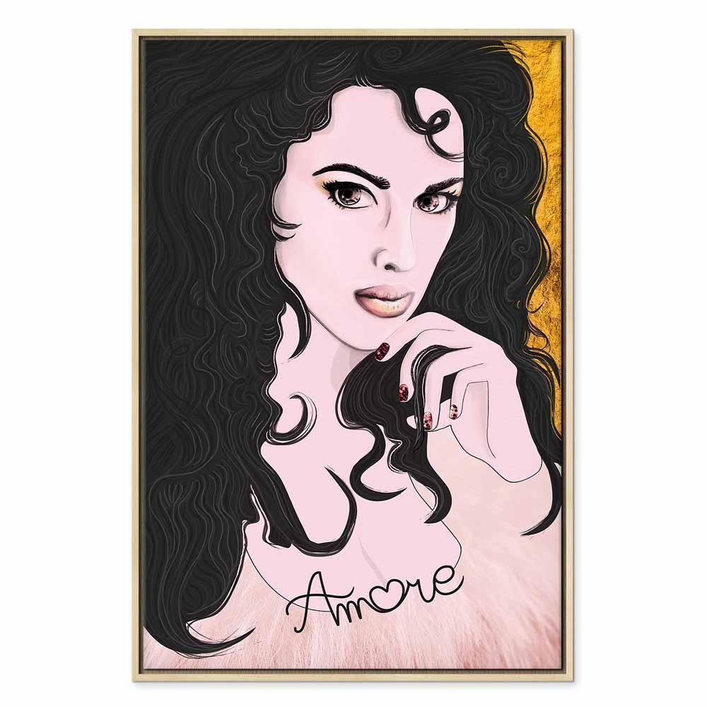 Leinwandbild - Amore Mio (1 Part) Vertical