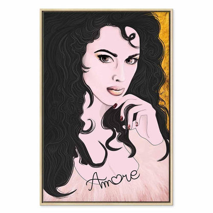 Leinwandbild - Amore Mio (1 Part) Vertical