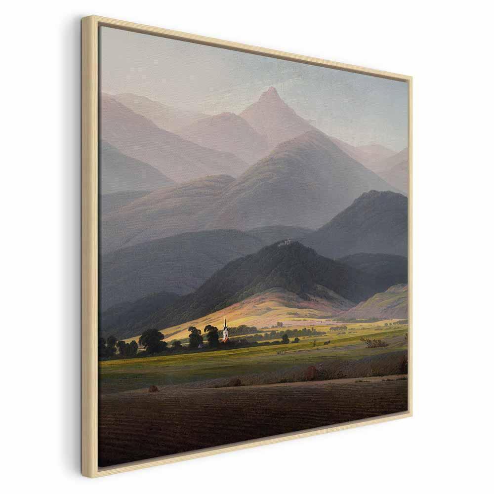 Leinwandbild - Caspar David Friedrich – The Great Mountains