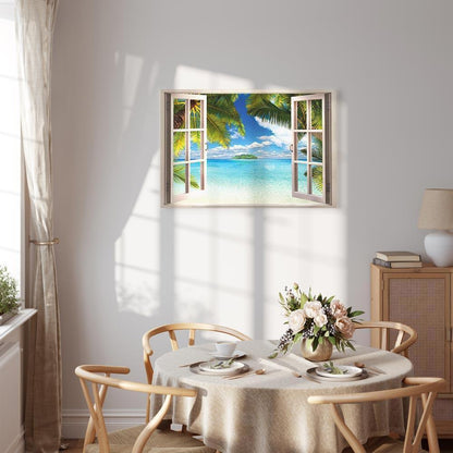 Leinwandbild - Window: Sea View