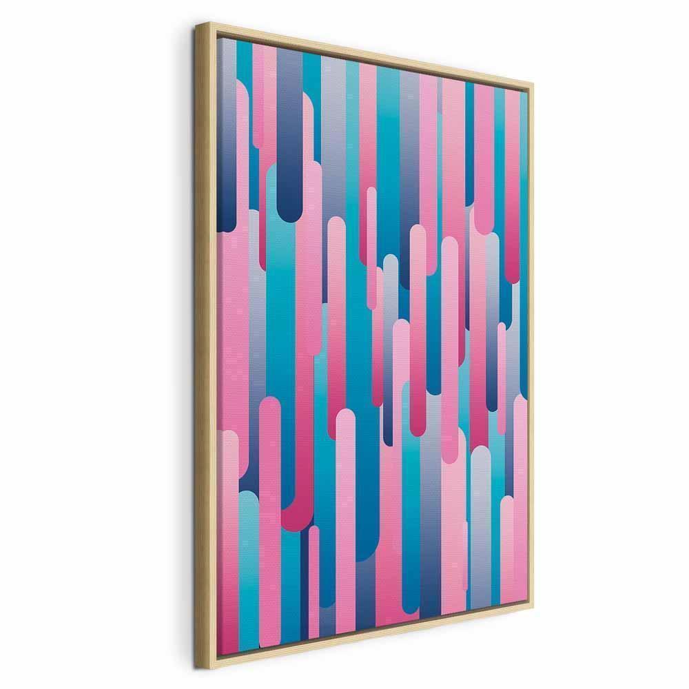 Leinwandbild - Colourful Pistons (1 Part) Vertical