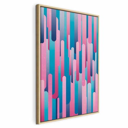 Leinwandbild - Colourful Pistons (1 Part) Vertical