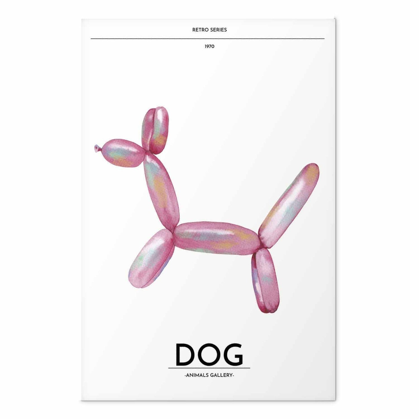 Poster - Holo-Dog - Colorful Retro Dog