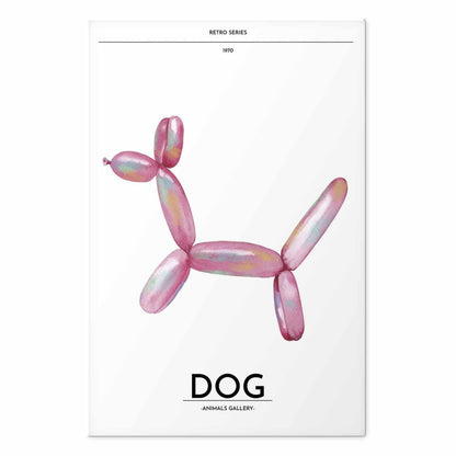 Poster - Holo-Dog - Colorful Retro Dog