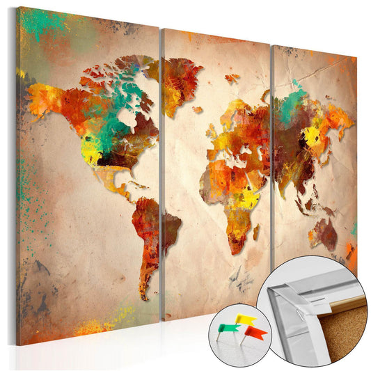Korkbild - Painted World Artgeist